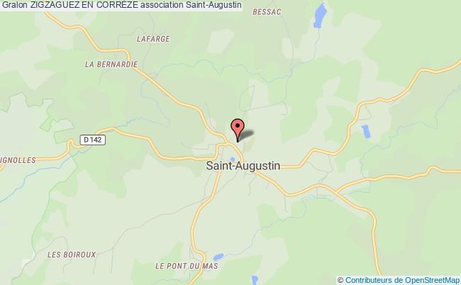 plan association Zigzaguez En CorrÈze Saint-Augustin