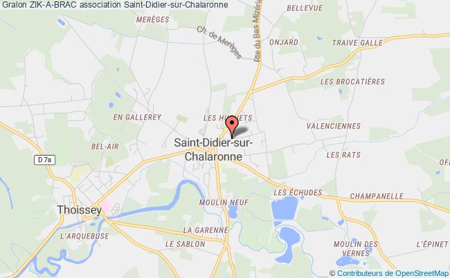 plan association Zik-a-brac Saint-Didier-sur-Chalaronne