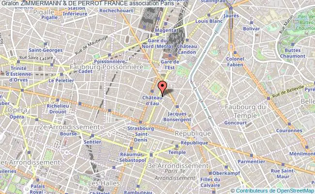 plan association Zimmermann & De Perrot France Paris