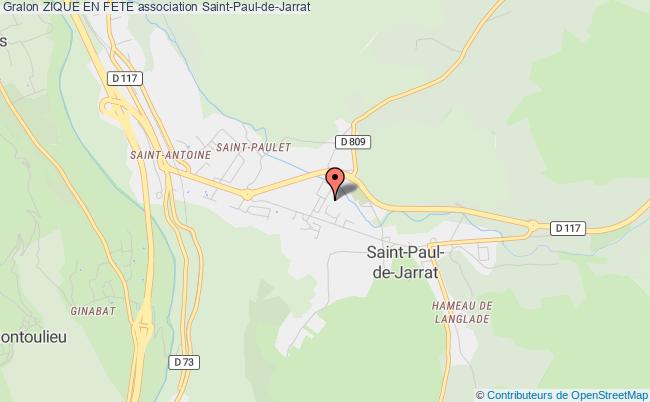 plan association Zique En Fete Saint-Paul-de-Jarrat