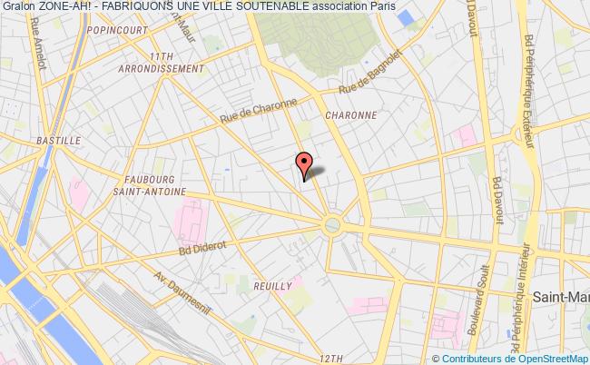 plan association Zone-ah! - Fabriquons Une Ville Soutenable Paris