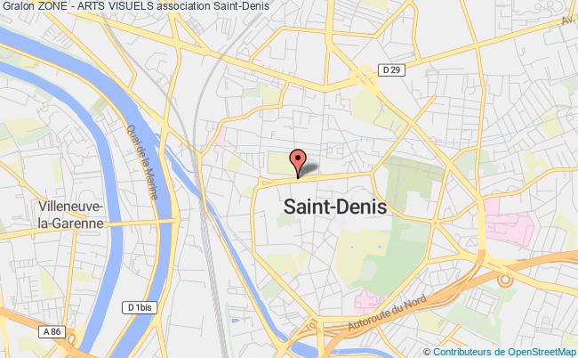 plan association Zone - Arts Visuels Saint-Denis