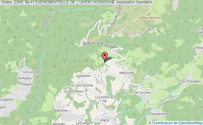 ZONE BEAT ÉVÉNEMENTIELLE DE L'UNION VOSGIENNE