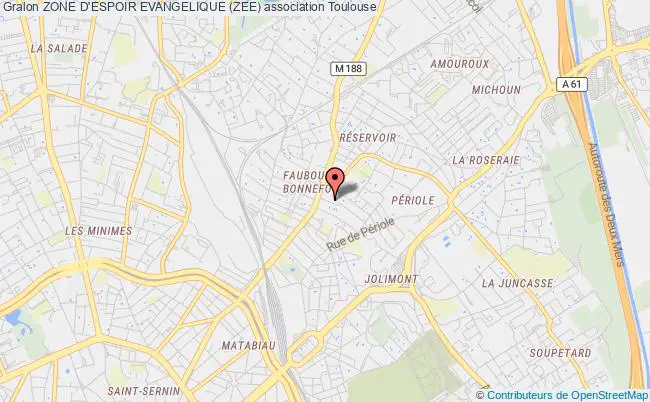 plan association Zone D'espoir Evangelique (zee) Toulouse