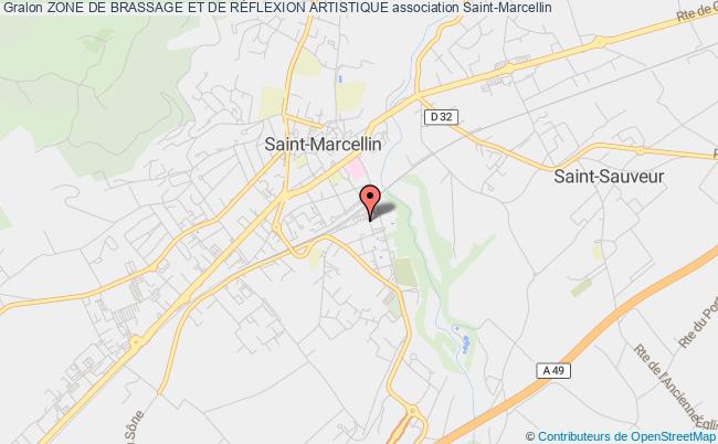 plan association Zone De Brassage Et De RÉflexion Artistique Saint-Marcellin