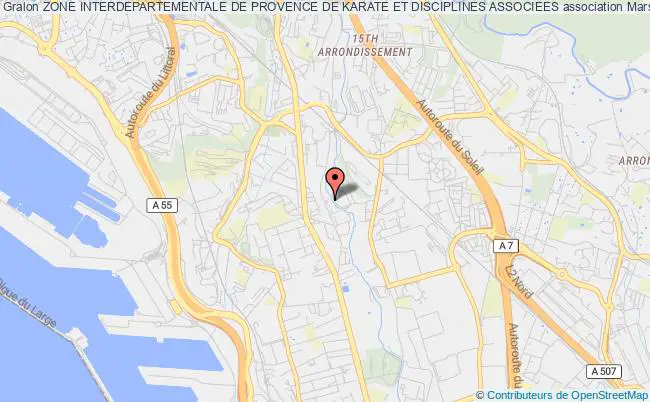 plan association Zone Interdepartementale De Provence De Karate Et Disciplines Associees Marseille