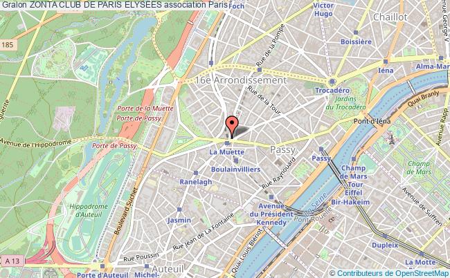 plan association Zonta Club De Paris Elysees Paris