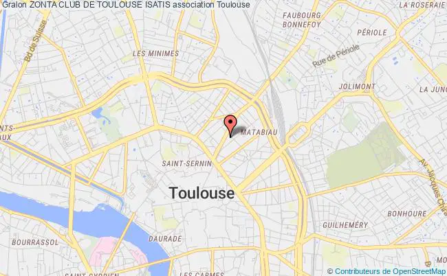 plan association Zonta Club De Toulouse Isatis Toulouse