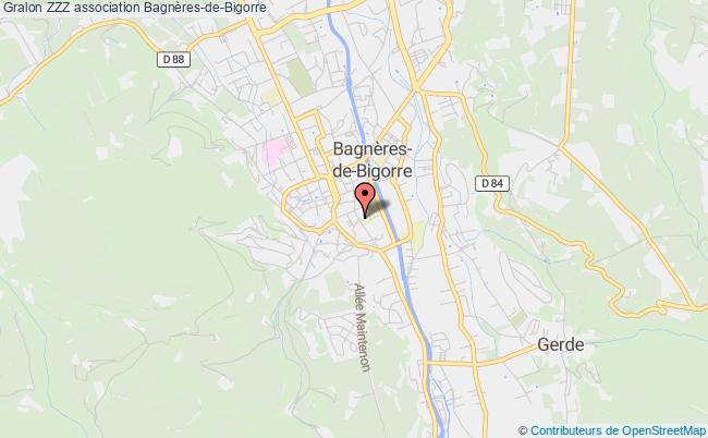 plan association Zzz Bagnères-de-Bigorre