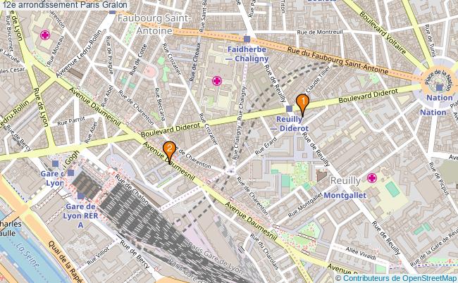 plan 12e arrondissement Paris Associations 12e arrondissement Paris : 3 associations