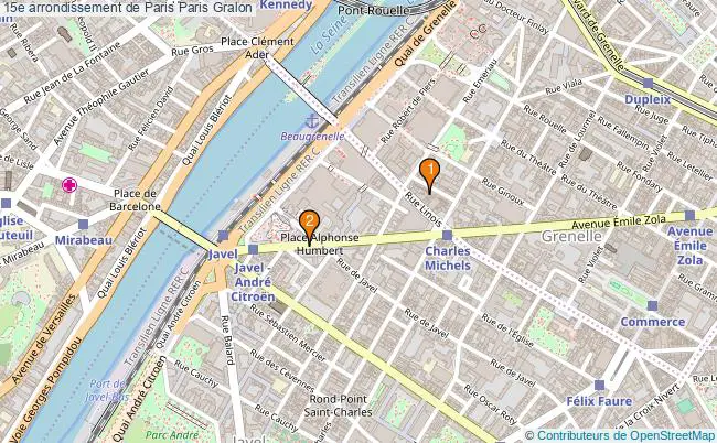 plan 15e arrondissement de Paris Paris Associations 15e arrondissement de Paris Paris : 5 associations