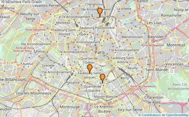 plan 19 décembre Paris Associations 19 décembre Paris : 3 associations