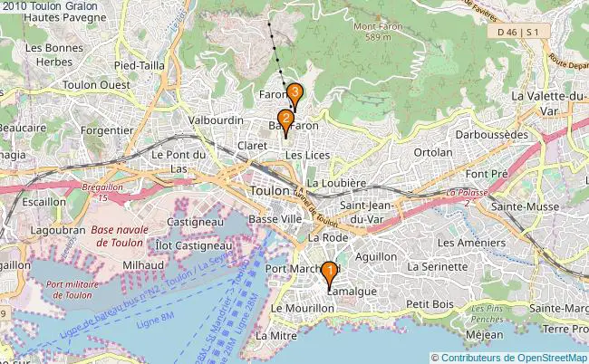 plan 2010 Toulon Associations 2010 Toulon : 3 associations