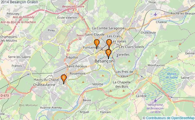 plan 2014 Besançon Associations 2014 Besançon : 7 associations