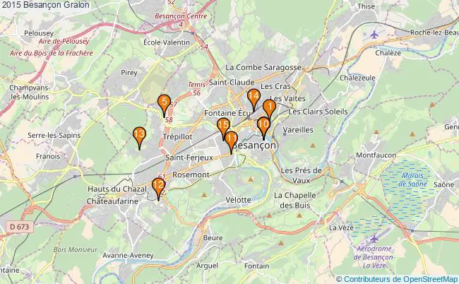 plan 2015 Besançon Associations 2015 Besançon : 15 associations