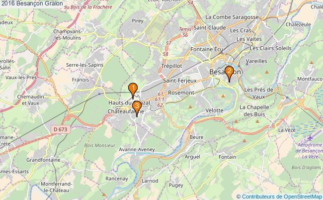 plan 2016 Besançon Associations 2016 Besançon : 4 associations