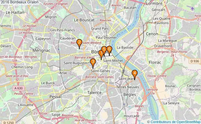 plan 2016 Bordeaux Associations 2016 Bordeaux : 5 associations