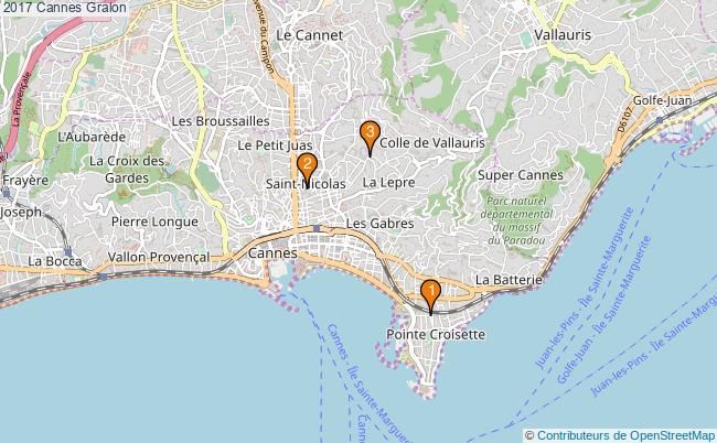 plan 2017 Cannes Associations 2017 Cannes : 3 associations