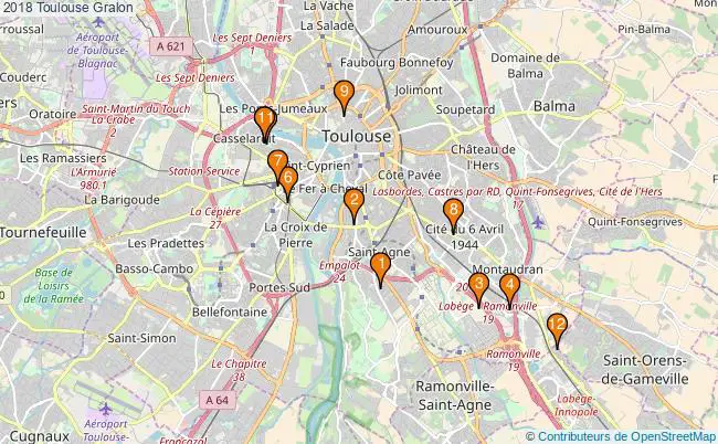 plan 2018 Toulouse Associations 2018 Toulouse : 10 associations