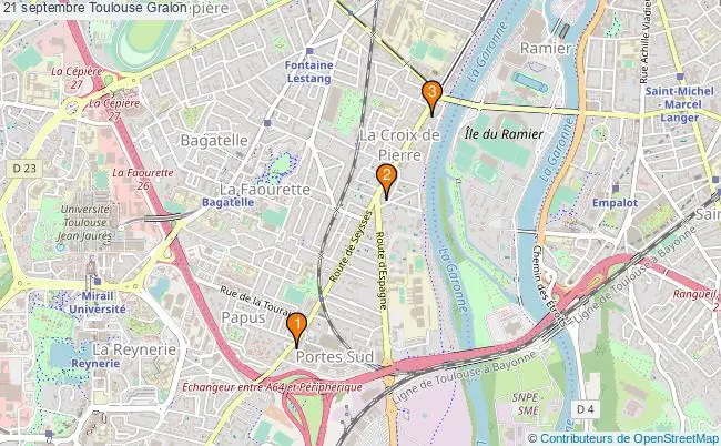 plan 21 septembre Toulouse Associations 21 septembre Toulouse : 3 associations