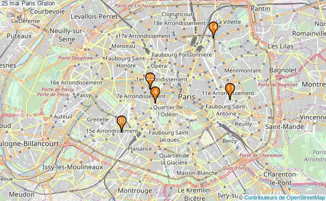 plan 25 mai Paris Associations 25 mai Paris : 31 associations