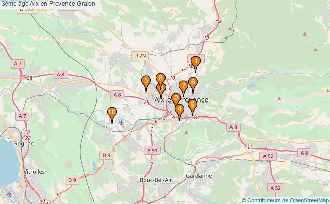 plan 3ème âge Aix en Provence Associations 3ème âge Aix en Provence : 11 associations