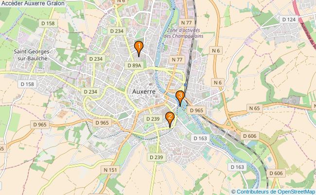plan Accéder Auxerre Associations Accéder Auxerre : 4 associations