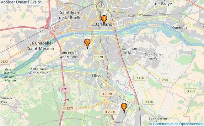 plan Accéder Orléans Associations Accéder Orléans : 4 associations