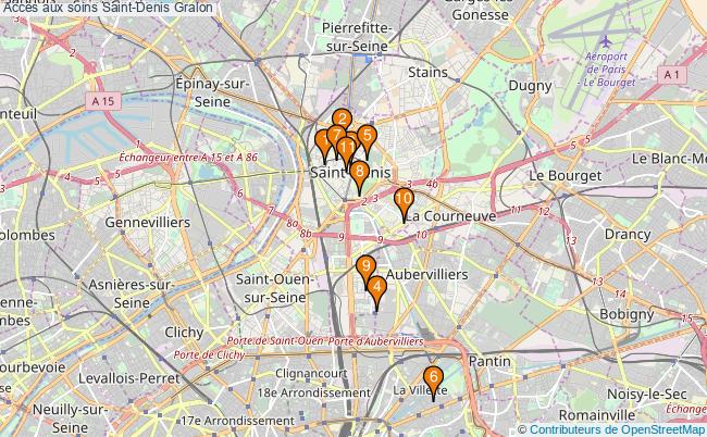 plan Accès aux soins Saint-Denis Associations accès aux soins Saint-Denis : 18 associations