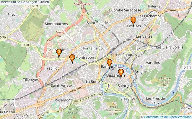 plan Accessibilite Besançon Associations Accessibilite Besançon : 7 associations