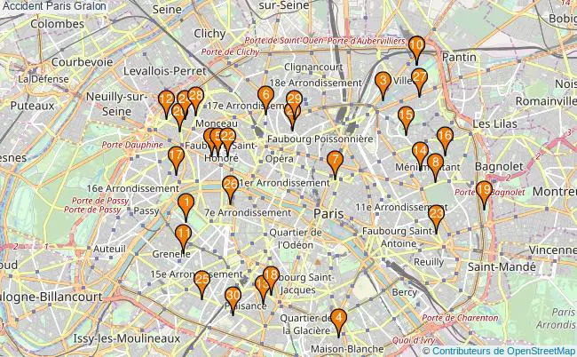 plan Accident Paris Associations Accident Paris : 44 associations
