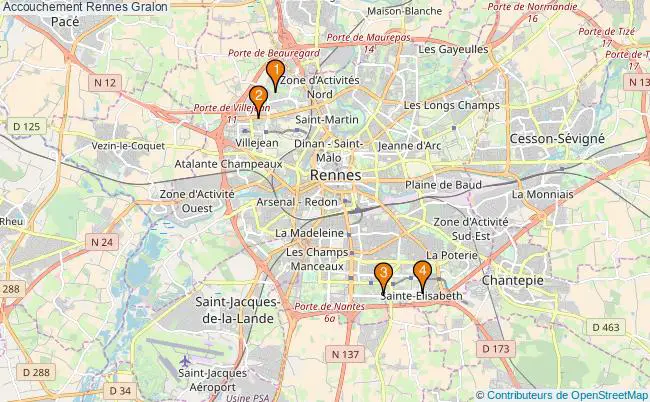 plan Accouchement Rennes Associations Accouchement Rennes : 4 associations