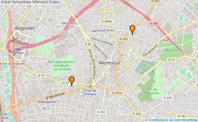 plan Action humanitaire Montreuil Associations action humanitaire Montreuil : 4 associations