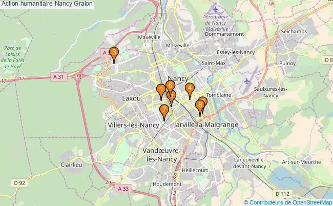plan Action humanitaire Nancy Associations action humanitaire Nancy : 9 associations