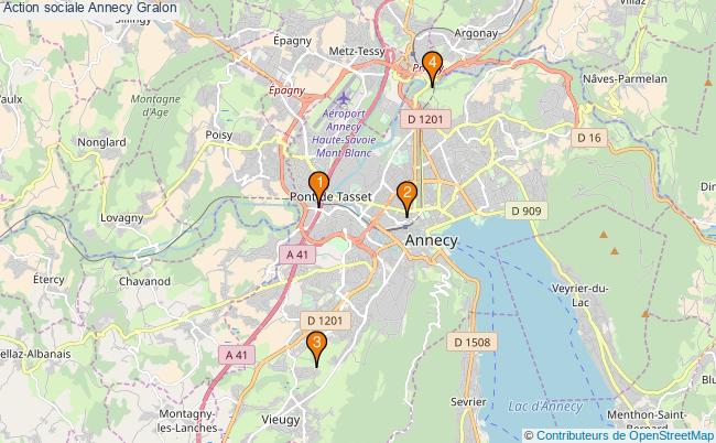 plan Action sociale Annecy Associations action sociale Annecy : 4 associations