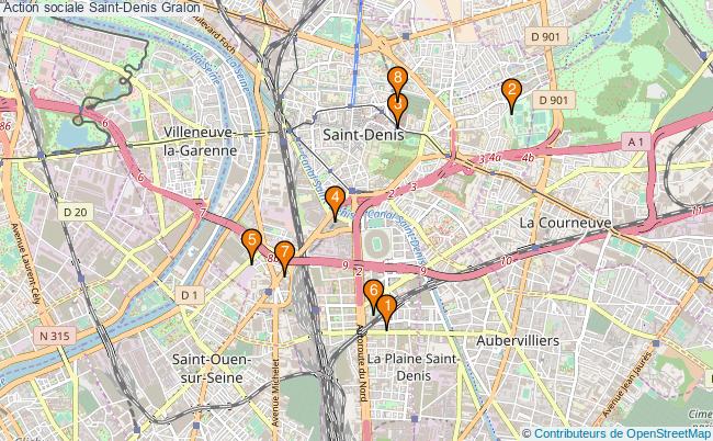 plan Action sociale Saint-Denis Associations action sociale Saint-Denis : 11 associations