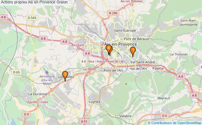plan Actions propres Aix en Provence Associations actions propres Aix en Provence : 4 associations