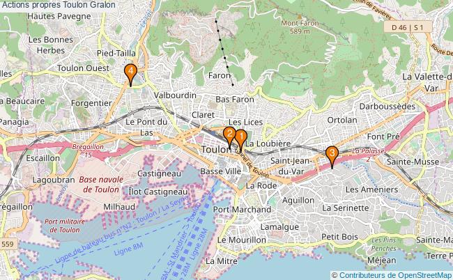 plan Actions propres Toulon Associations actions propres Toulon : 4 associations