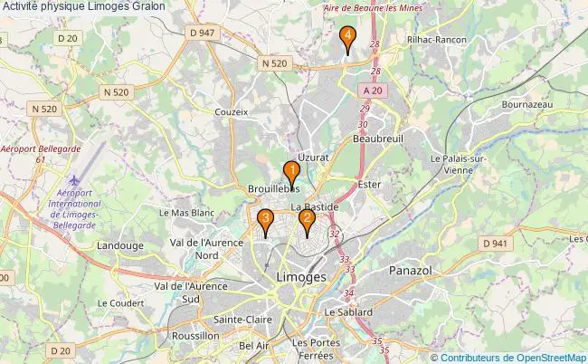 plan Activité physique Limoges Associations activité physique Limoges : 5 associations