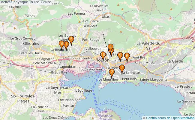 plan Activité physique Toulon Associations activité physique Toulon : 9 associations