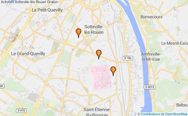 plan Activités Sotteville-lès-Rouen Associations activités Sotteville-lès-Rouen : 3 associations