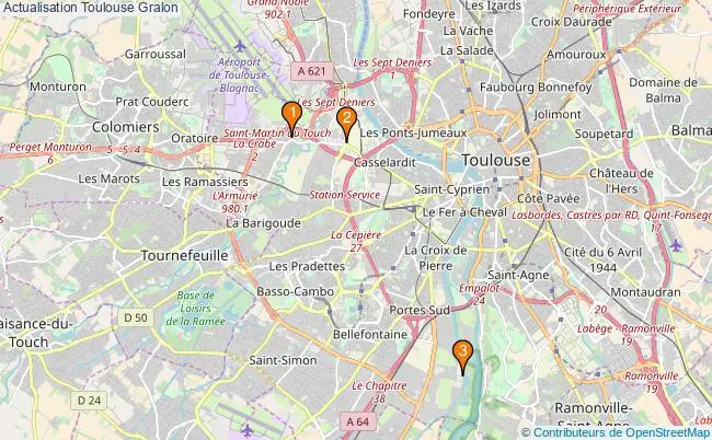 plan Actualisation Toulouse Associations actualisation Toulouse : 5 associations