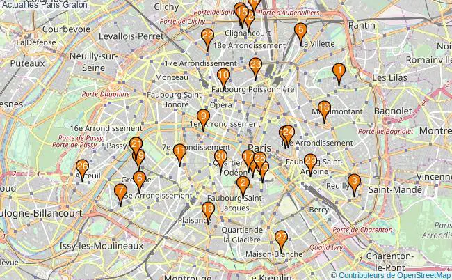 plan Actualités Paris Associations Actualités Paris : 53 associations
