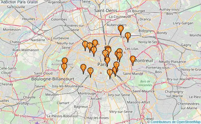 plan Addiction Paris Associations addiction Paris : 24 associations
