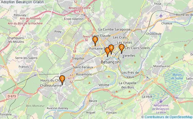 plan Adoption Besançon Associations adoption Besançon : 7 associations