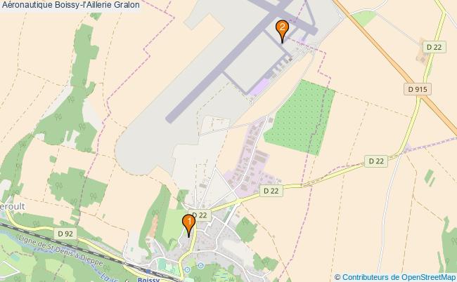plan Aéronautique Boissy-l'Aillerie Associations aéronautique Boissy-l'Aillerie : 2 associations
