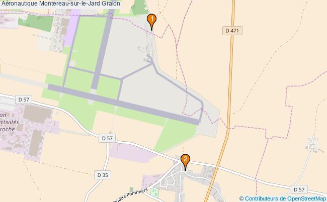 plan Aéronautique Montereau-sur-le-Jard Associations aéronautique Montereau-sur-le-Jard : 2 associations