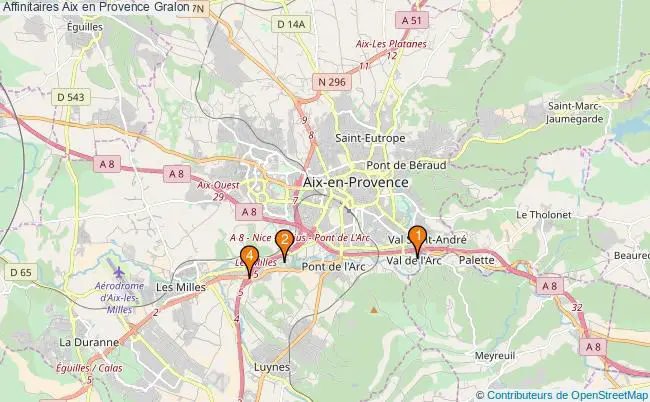 plan Affinitaires Aix en Provence Associations affinitaires Aix en Provence : 5 associations