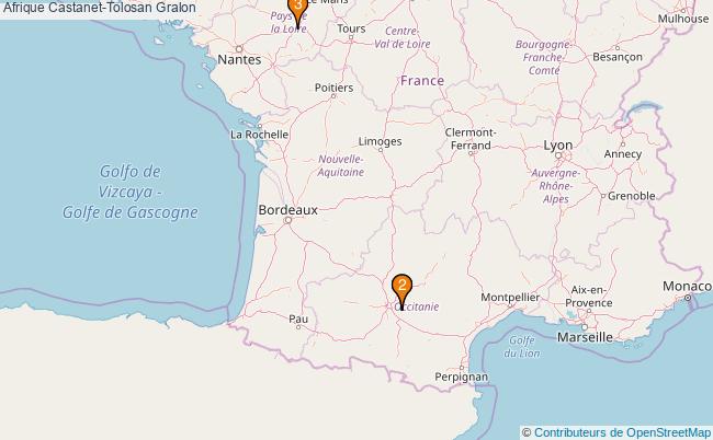 plan Afrique Castanet-Tolosan Associations Afrique Castanet-Tolosan : 4 associations