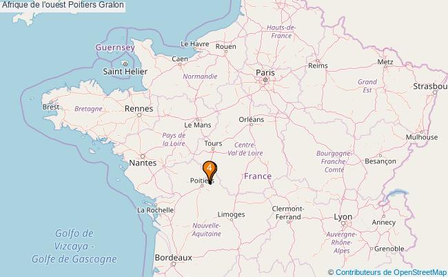 plan Afrique de l'ouest Poitiers Associations Afrique de l'ouest Poitiers : 5 associations
